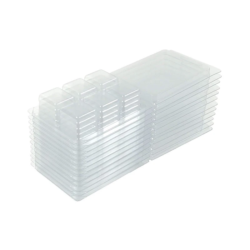 Double Clear Box Packing Eco Friendly Plastic Packaging Clam shell Melts Wax Blister Tray