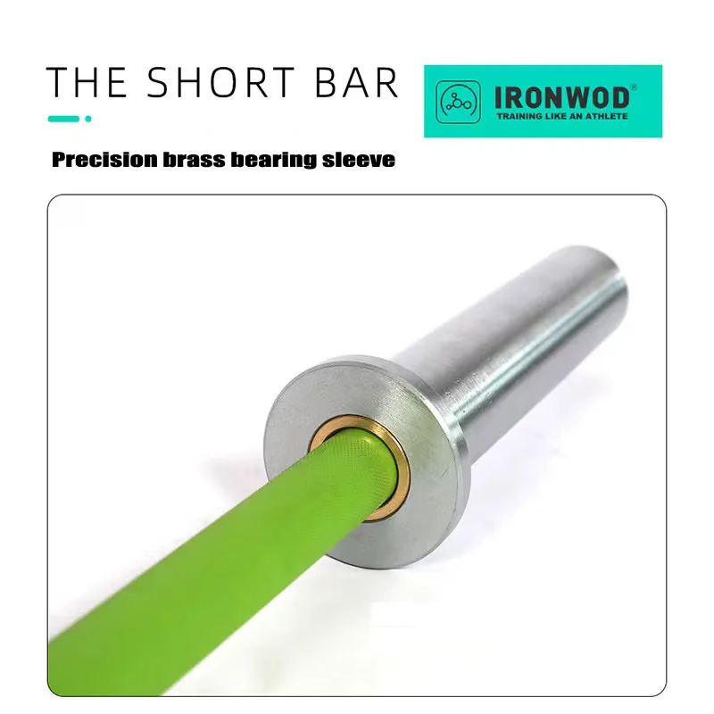 Customizable Logo High Quality Color Alloy Barbell Bar Gym Powerlifting Exercise Free Weights