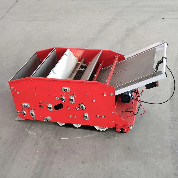 Rice seed tray seedling placement tray hot bed tray rice seeding sowing  covering soil breeding machine