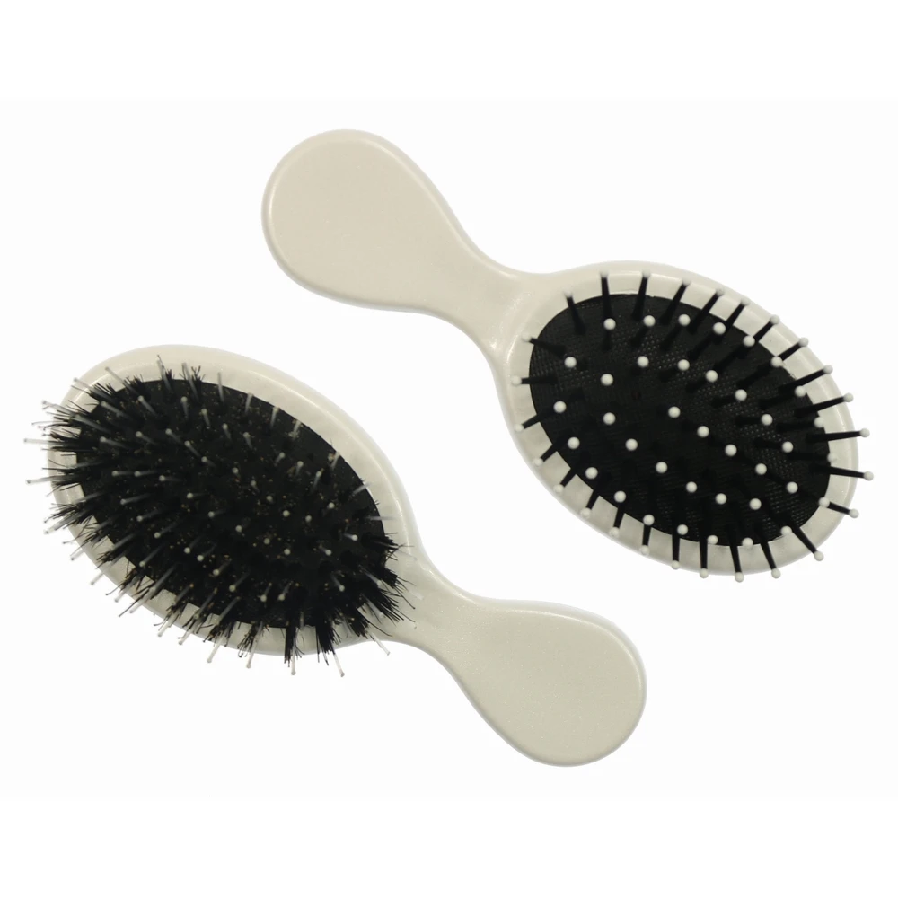 Hot Sale Mini Pearl White Oem Design Heat Resistant Massage Air Cushion Paddle Hair Brush