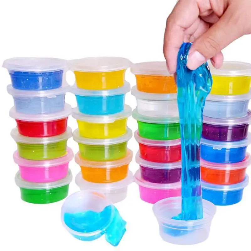  amazon hot selling thinking crazy colorful clay super cool galaxy putty Japan korea slime unicorn
