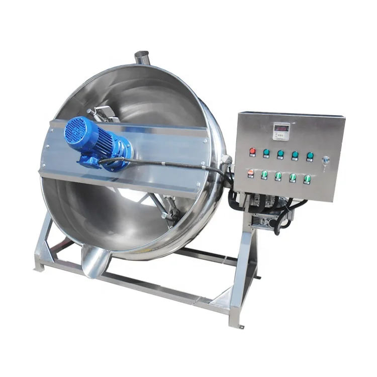 100 Litres stainless steel electrical steam jacket  cooking kettle cooker pot boiler