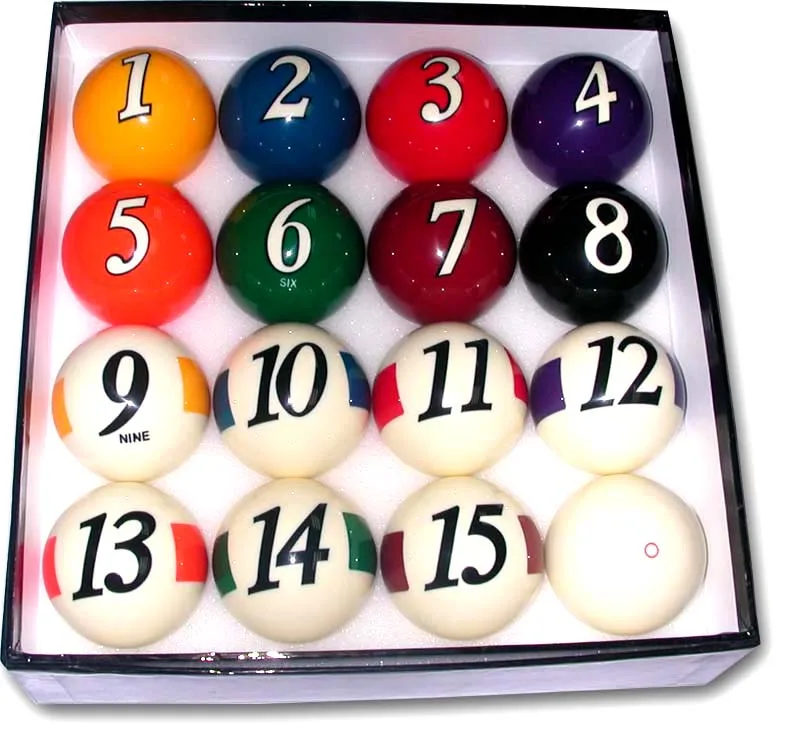 Xmlinco 57 billiard ball/pool ball/ billiard 8 balls