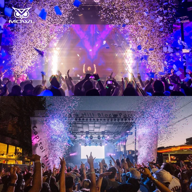 Guangzhou Stage Equipment Large Co2 Confetti Machine Confetti Blower Machine