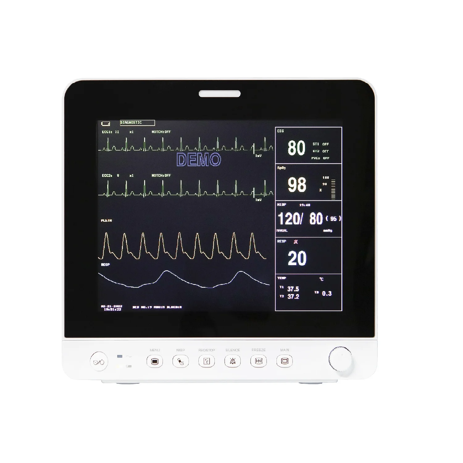 CONTEC CMS8000-1 hospital equipment Inpatient Care cardiac monitor portable patient monitor