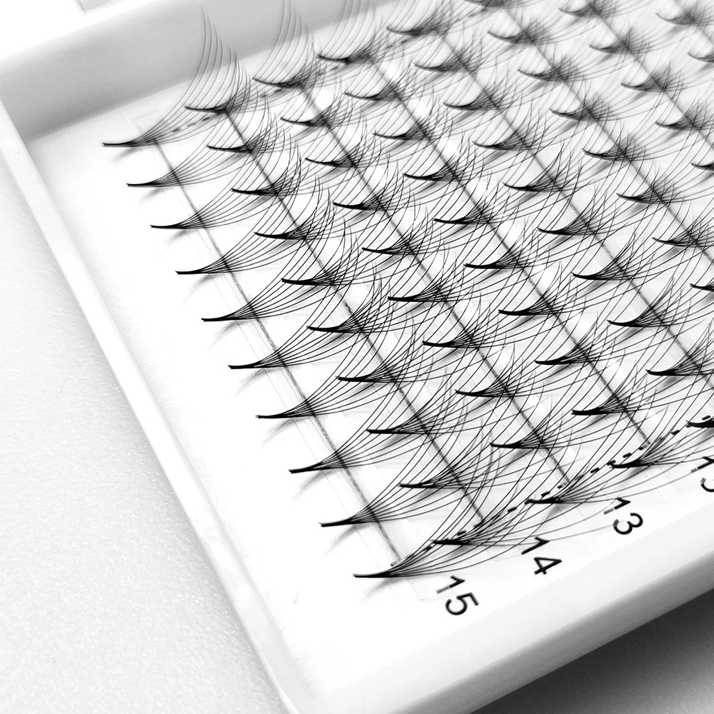 Handmade pre made lash fake eyelashes extensions promade volume fans loose