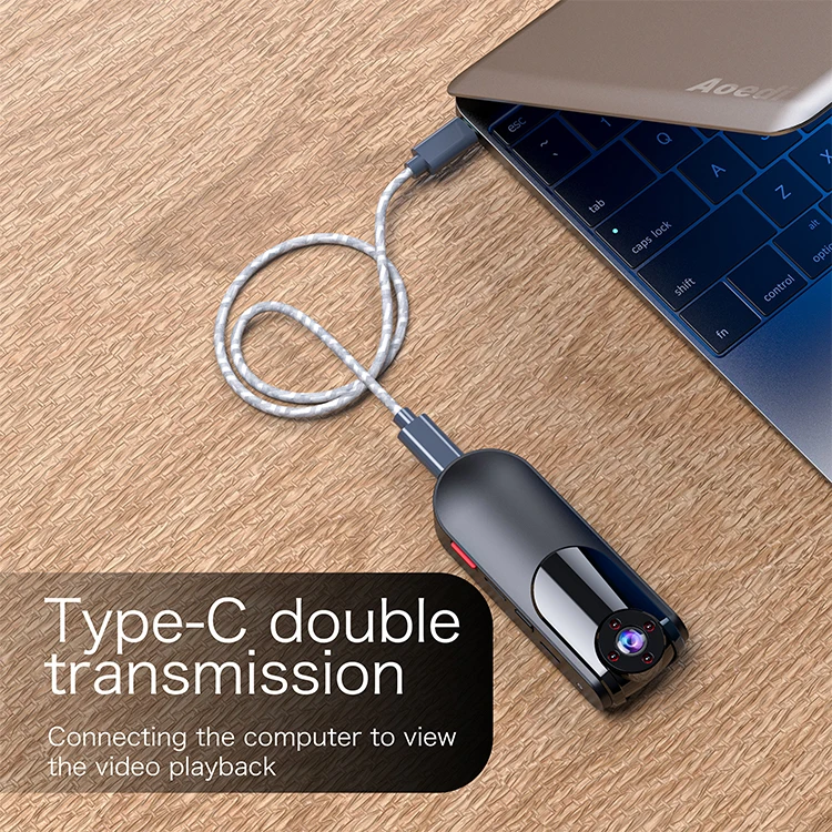 Small Portable Wearable Infrared Night Vision Video Body Worn Camera Recorder