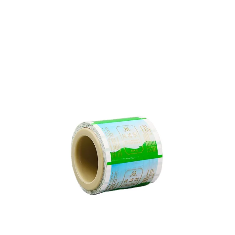 automatic packaging roll film food grade metallized polyester film pancake mix plastic foil packaging roll printed film roll