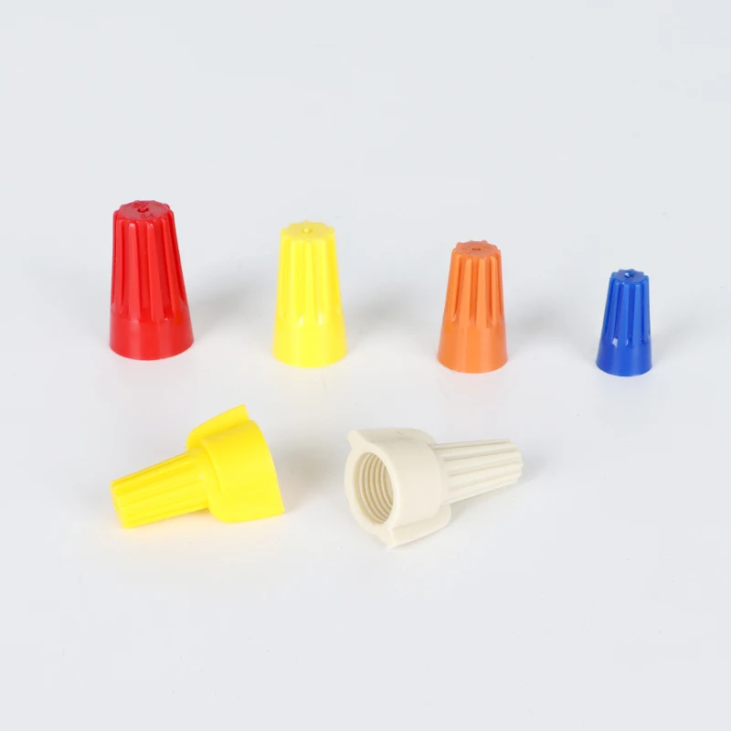 Nylon 66 plastic connector Insulated With Spring screw on wire connectors