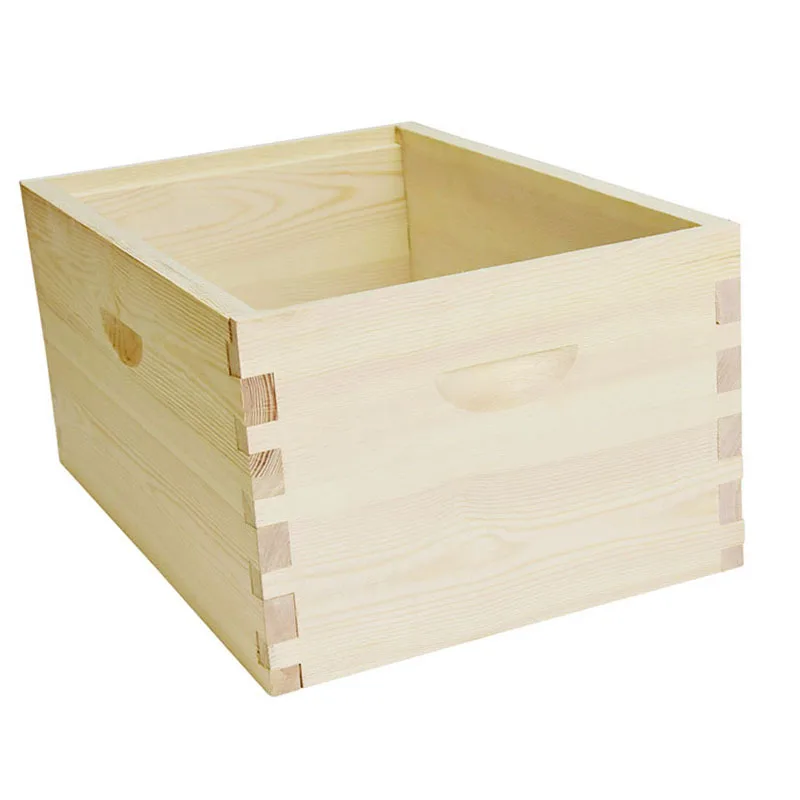 High quality wood langstroth beehive 8/10 frames bee hive box by China factory