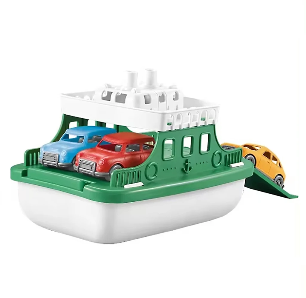 Hot Selling Children Ship Set DIY Assembly Toy Kids Educational Truck Transport Car Carrier Boat Toy Set