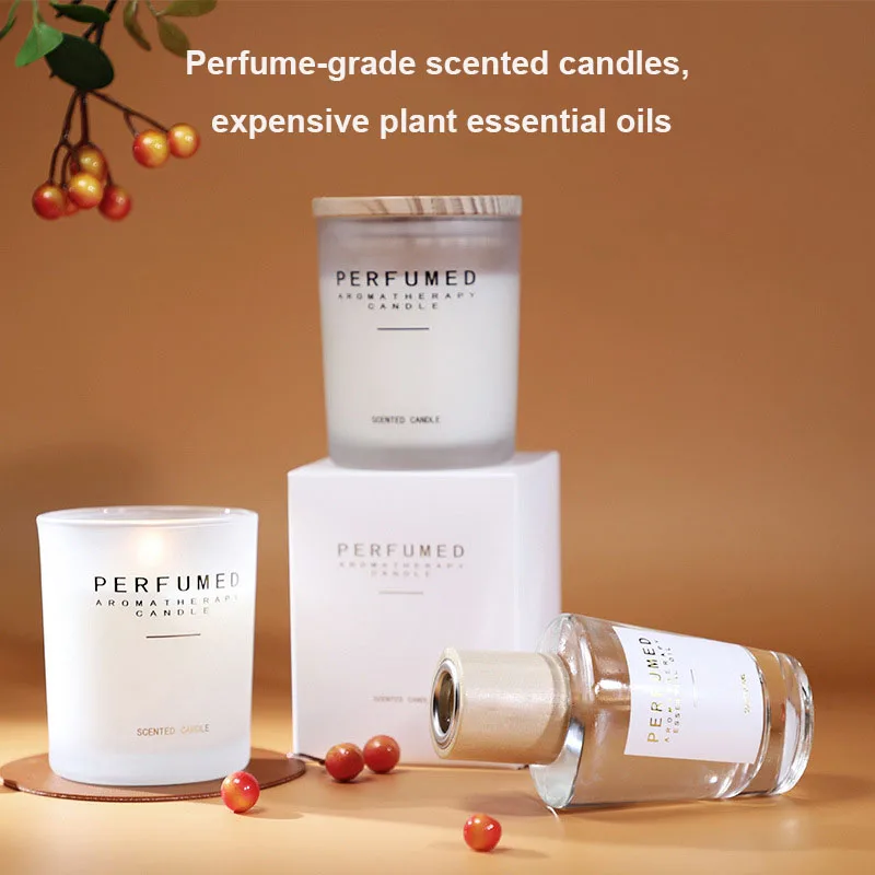 2024 Latest Luxury Design Soy Wax Spiritual Scented Candles Reed Diffuser Set for Home Restaurant Festival Decor