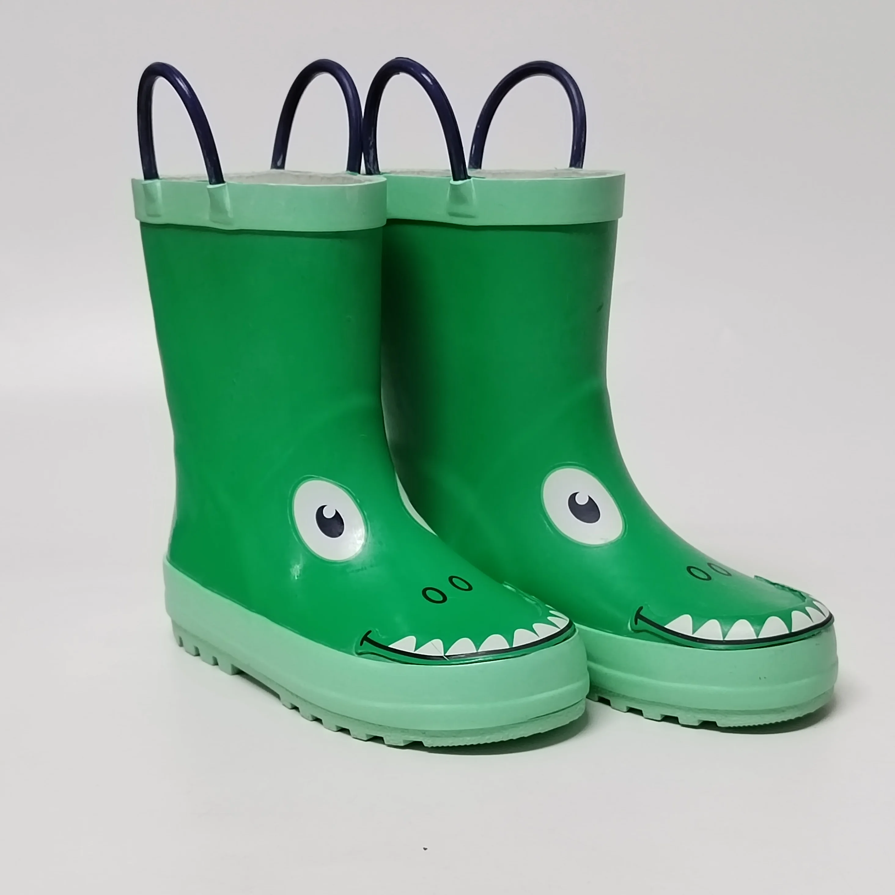 factory customized 3D Crocodile 100% waterproof rubber rain boots for children