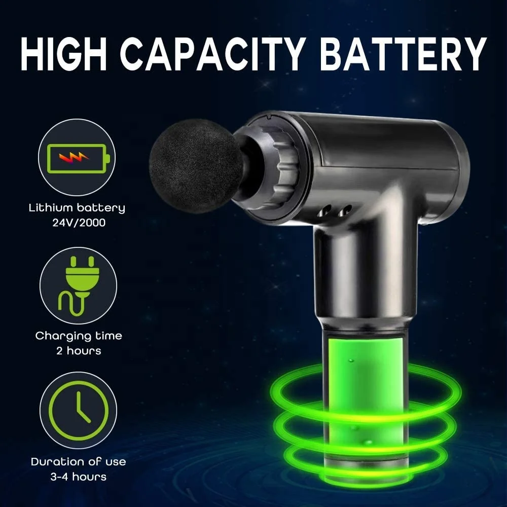 Best Sales Fascia Gun Muscle Relaxation Massager Electric Vibration Massage Gun Professional Grade Neck Membrane Gun