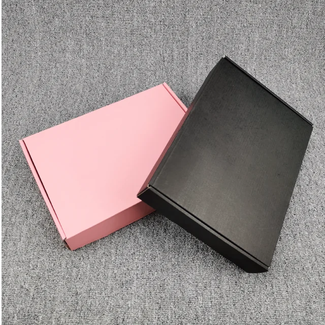 Low MOQ Ready to Shop Corrugated  Paper Mailing Box Heavy Duty Kraft Paper Shipping Boxes For Online Sale