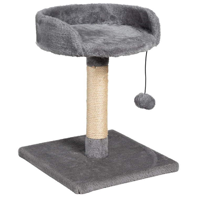 Kitty Condo Beige Scratching Post Cat Trees Climbing Tower For Sale