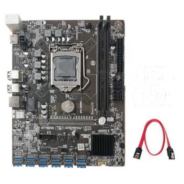 Новые Премиум Материнские платы B250C 12 материнская плата ЦП LGA1151 ОЗУ для ПК геймера USB3.0 PCIE 16X настольная