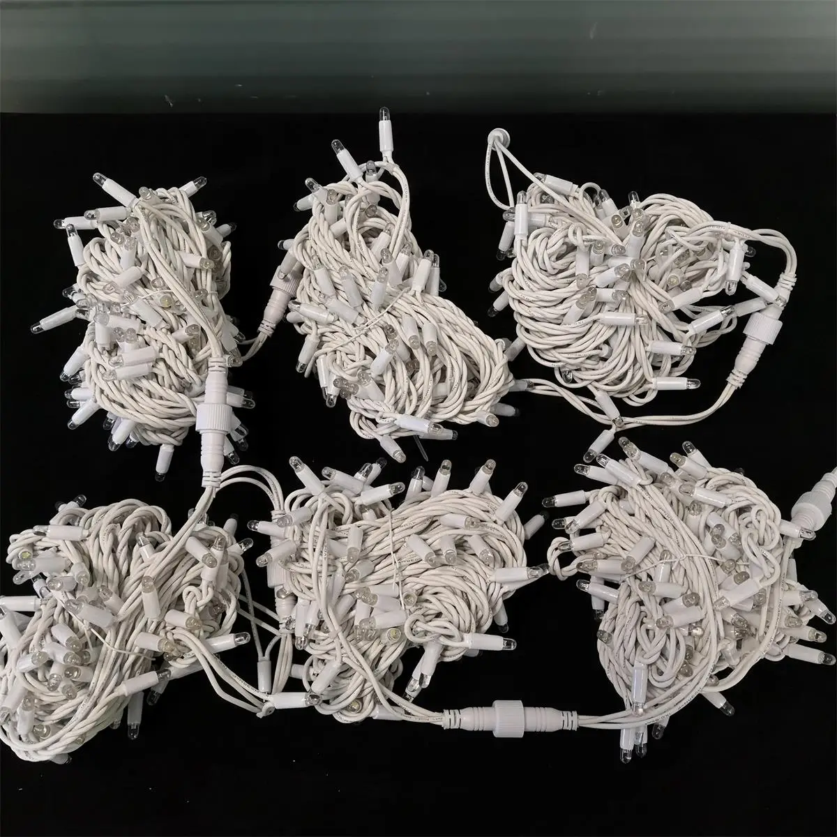 Durable decoration Christmas light Rubber cable LED string 10meter for Outdoor garden tree