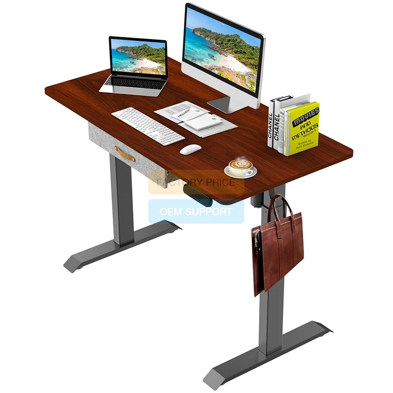 Amazon Hot selling Home Electric Height Adjusted Converter Gaming Desk Sit Stand Office Electric Standing Desk