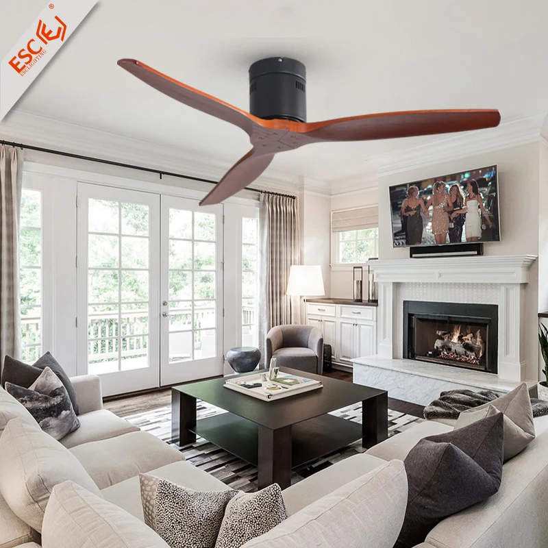 Factory direct inverter bldc ceiling fan in turkey 5 fan speed flush mount decorative vintage ceiling fan