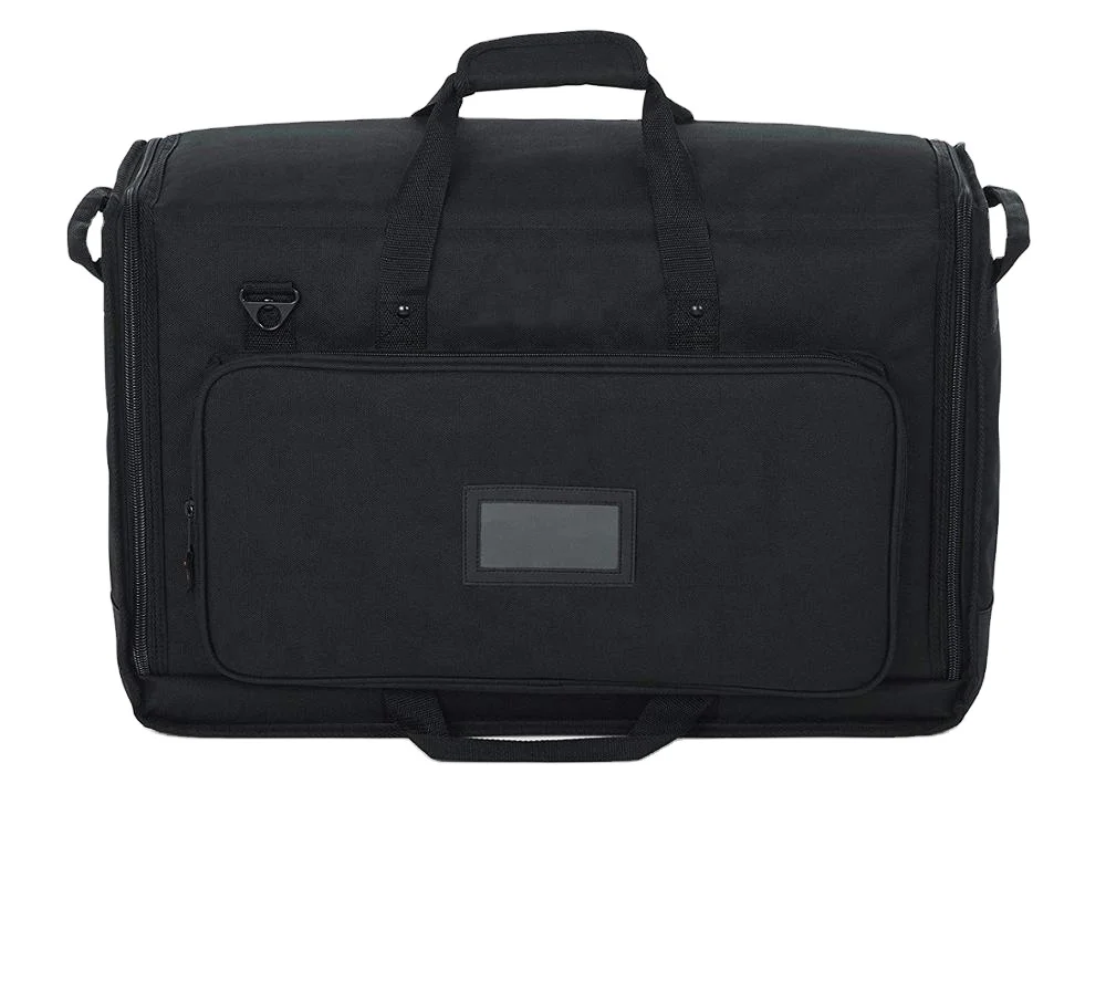 Waterproof Padded Nylon Dual Carry Tote Bag for Transporting TWO LCD Screens Monitors and TVs