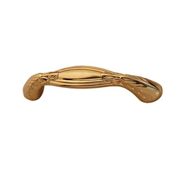 Luxury Golden Furniture Handle Antique Brass Handle Closet Pull Drawers Copper Handles Hardware