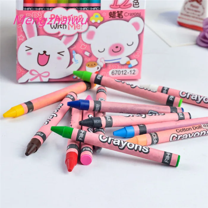 Singapore school supplies shopping cute stationery pens kawaii 8pcs/box 	 arts and crafts supplies eco friendly oil pastel set