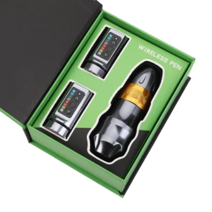 Wireless Tattoo Pen Machine Powerful Coreless Motor Chargeable Lithium Battery Tattoo Artist Tool