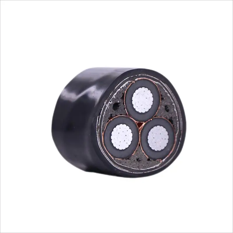 11kv xlpe insulation power cable 3 core flat steel wire  armoured cable armoured cable 33kv