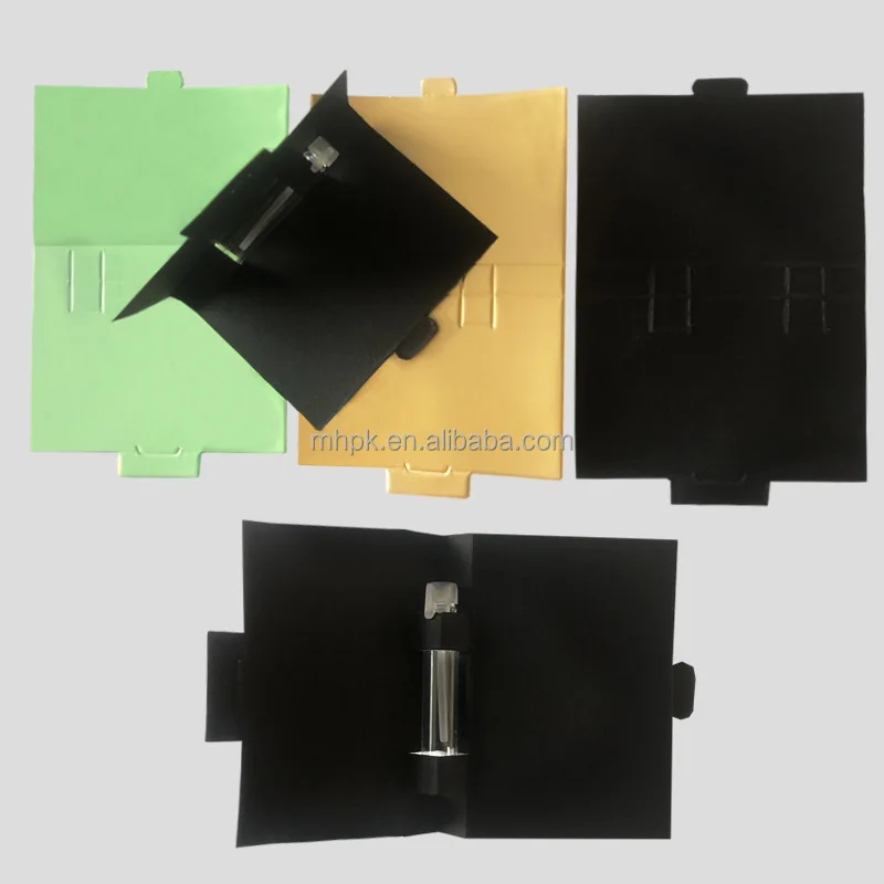 Custom 1ml 2ml 3ml Brush Cosmetic Sample Perfume Tester Vial  Bottle Paper Holder Card