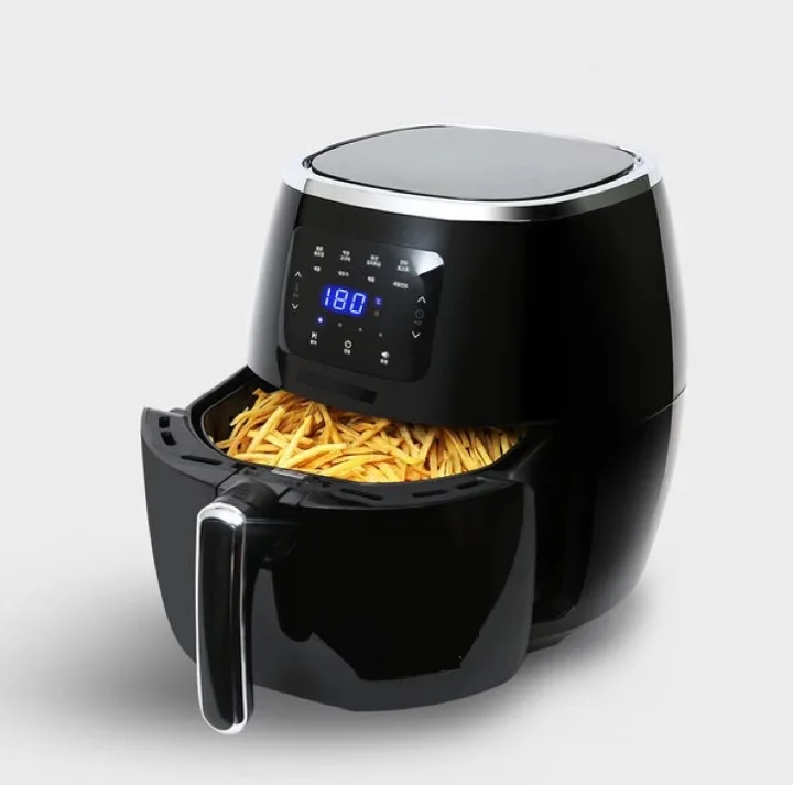 8 in 1 5.5L Air Fryer Toaster Oven and Rotisserie Oven with 8 Programs Air Fry Rotisserie Roast Broil Bake Rehea