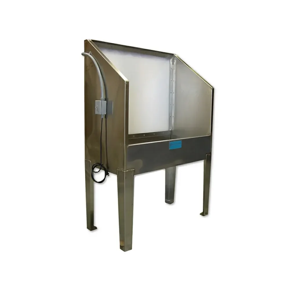 Hot sales Screen Printing Washing Tank /screen Washout Booth Screen Printer Washing Machine Manual with LED Light