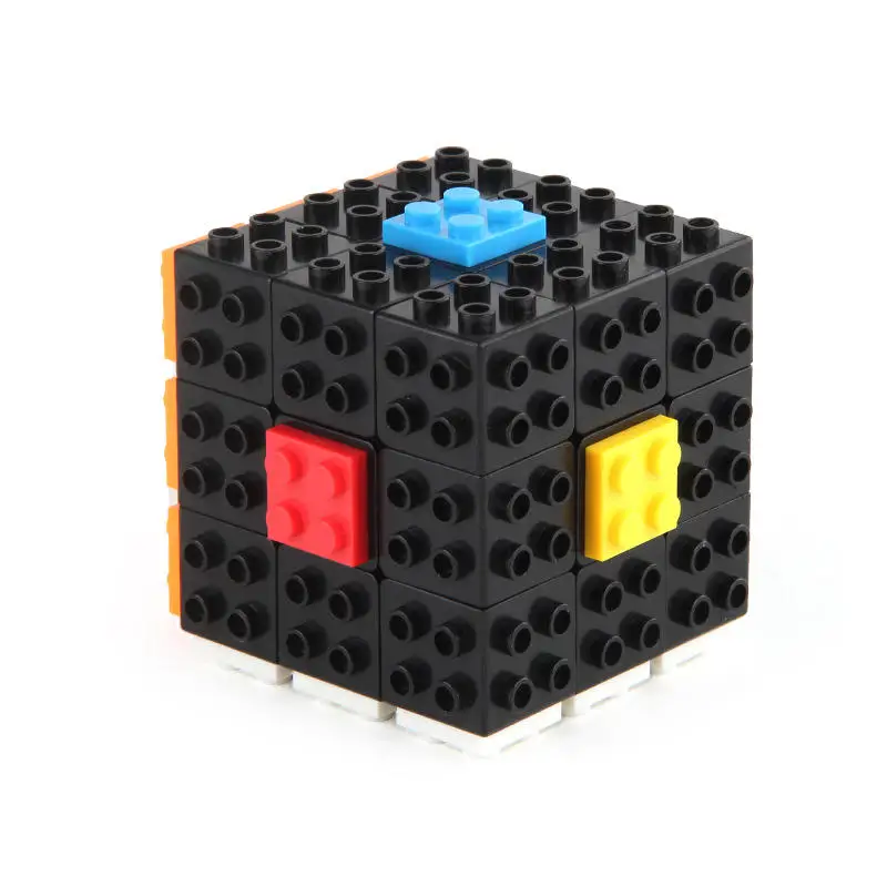 New Arrival DIY Building Blocks 3x3x3 Magic Puzzle cube Creative Assemble Cube Game Educational rubix Toys For Kids