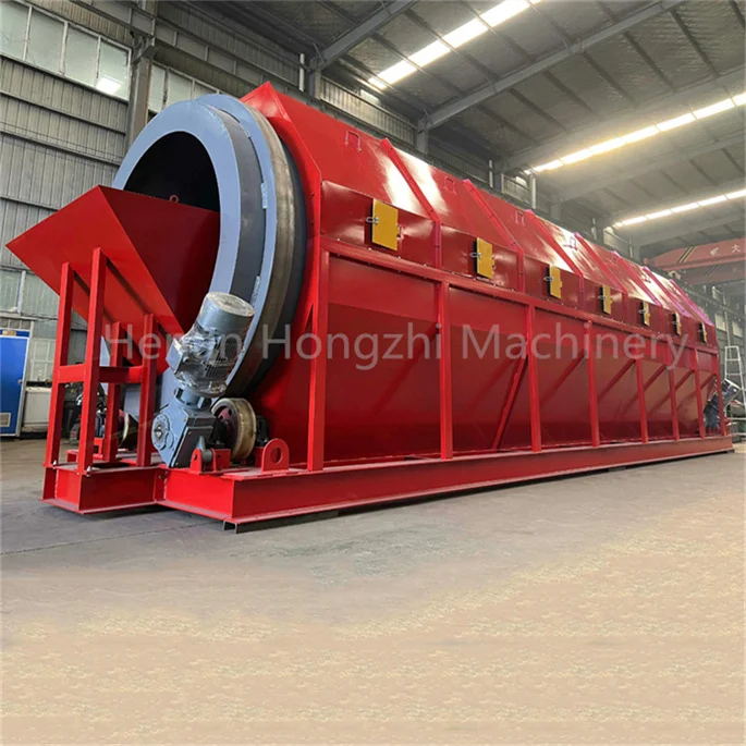 trommel screen separator machine trommel rotary screen separator municipal trommel screen
