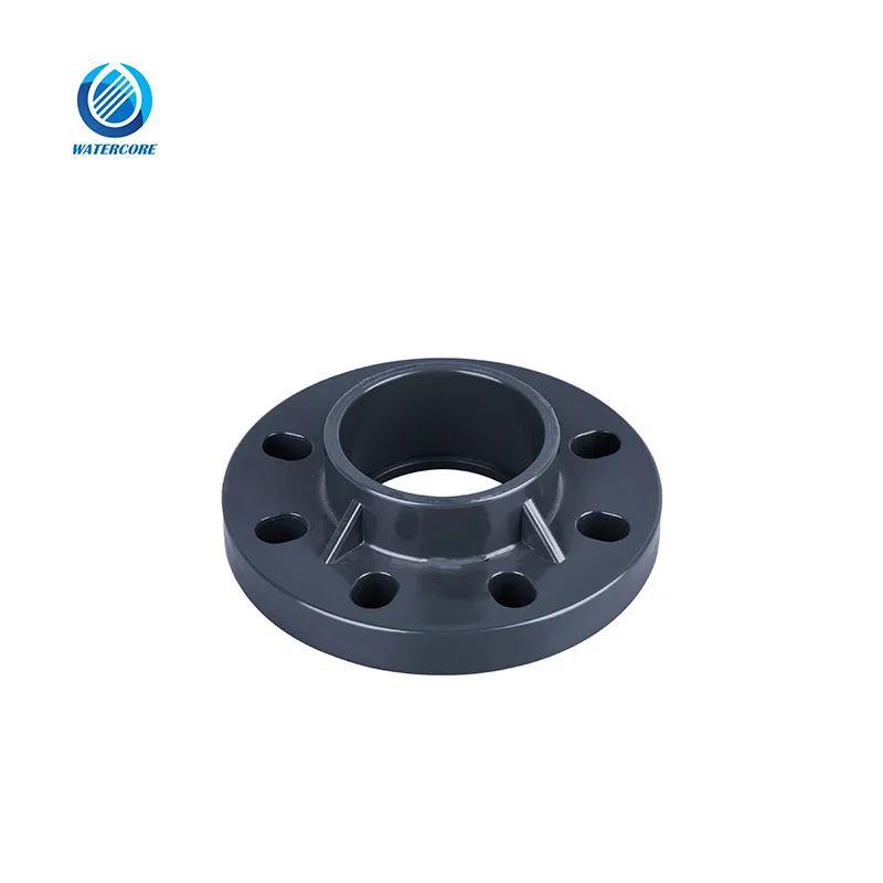 High Quality ASTM Standard SCH80 PVC Plastic Pressure Blind Flange PVC One Piece Flange PVC TS Flange for Industrial System