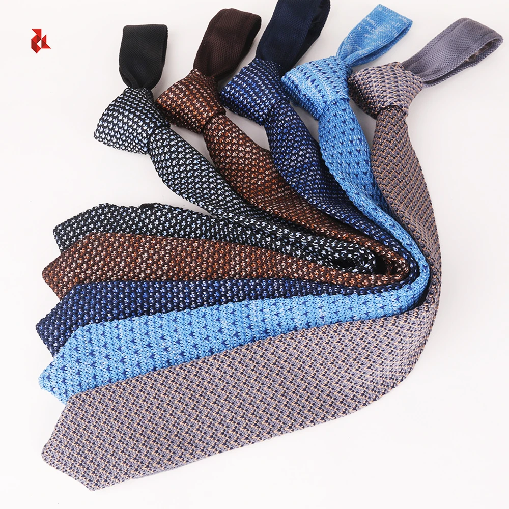  2019 мужские модные галстуки вязаные с индивидуальным рисунком