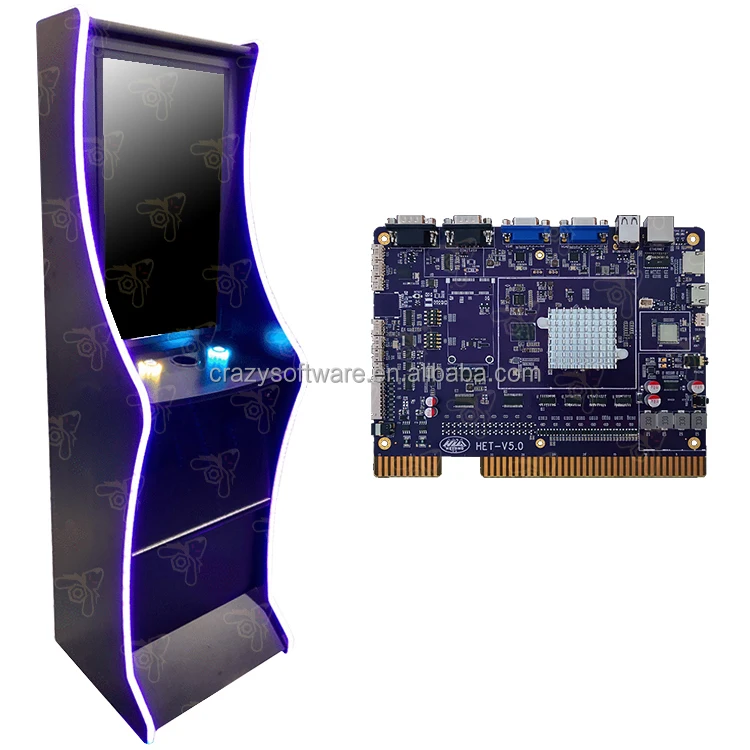 Оптовая Продажа с завода США Multi 8 в 1 Power 4 игровая печатная плата Вертикальная 32-дюймовая деревянная машина