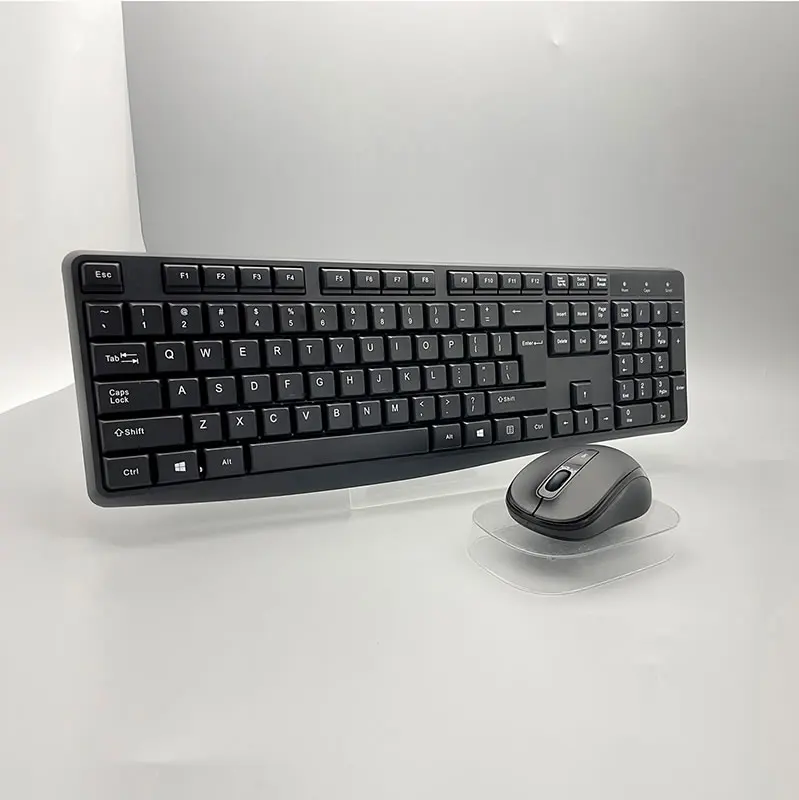 Ready to Ship 2.4G Wireless Keyboard and Mouse Combo 100% Keyboard with 3D Mouse for Windows KMSW-107S