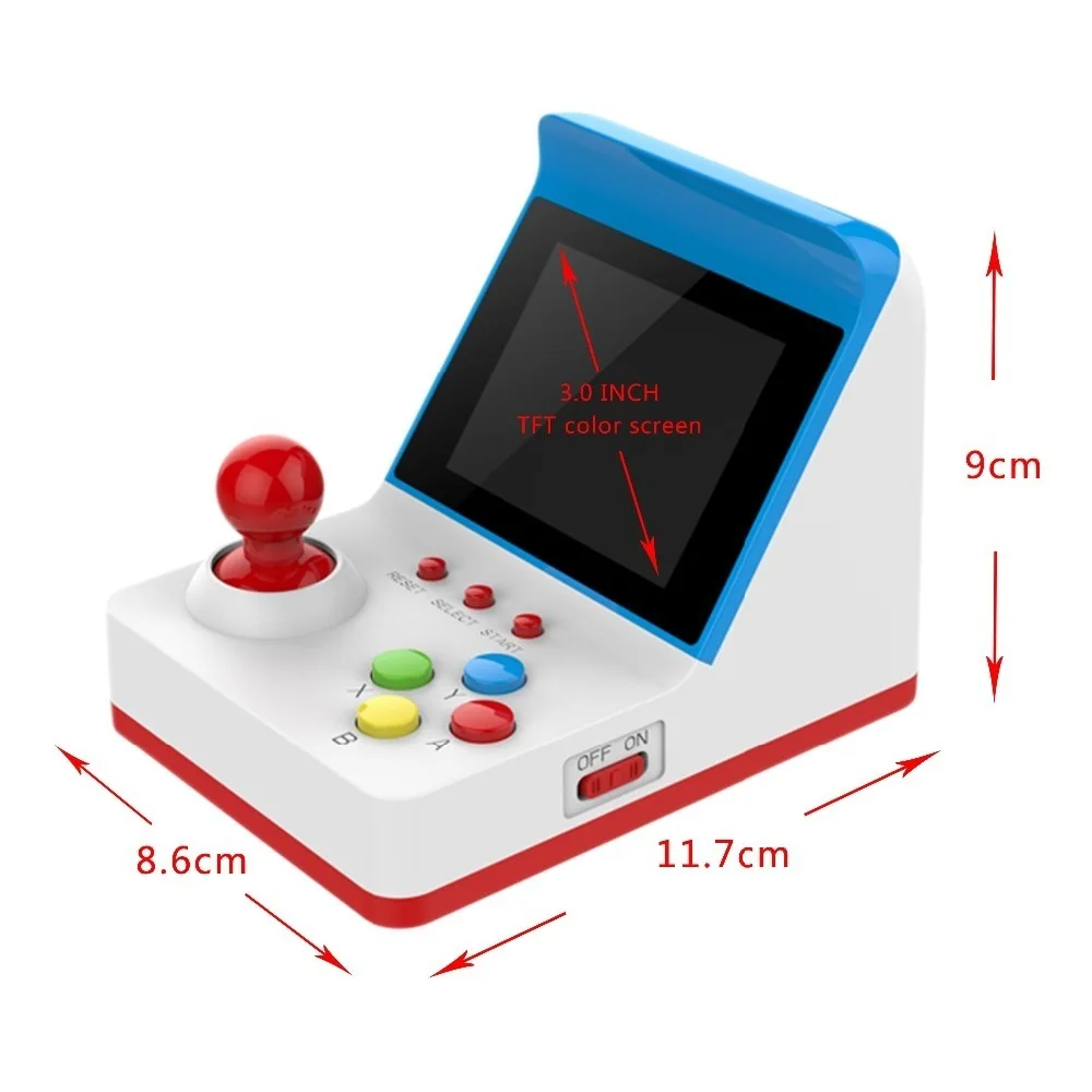 MINI retro tv game portable console retro arcade dual player GBA game box classical pocket game box childhood memory