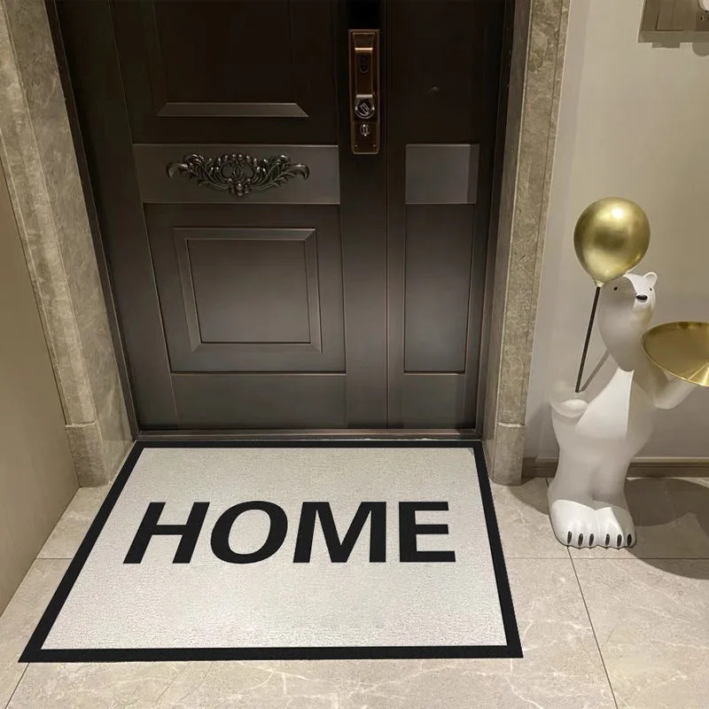 Digital Print PVC Coil Welcome Door Mat Non-Slip Soft Entry Way Rugs Floor Door Mat for Entrance