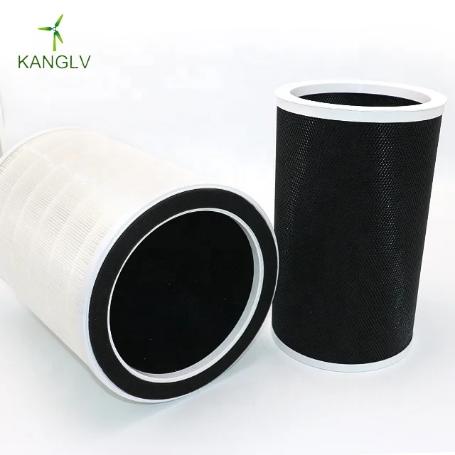 Air purifier hepa combine charcoal carbon replacement air filter activated carbon HEPA air filter cartridge