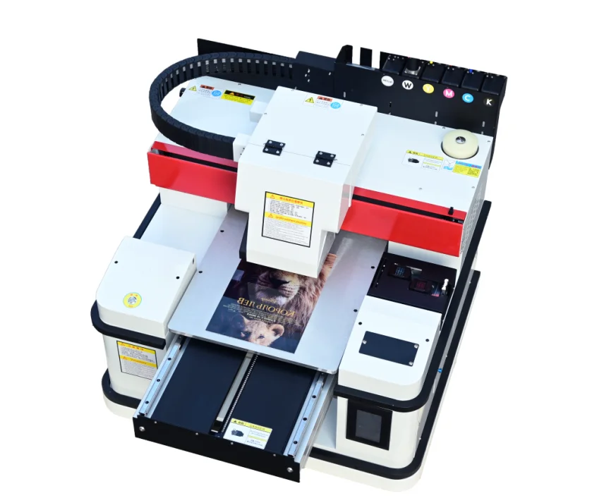 A3 A4 size UV flatbed printer for bottle, pen,plastic,  mobile case,glass, metal etc. printing