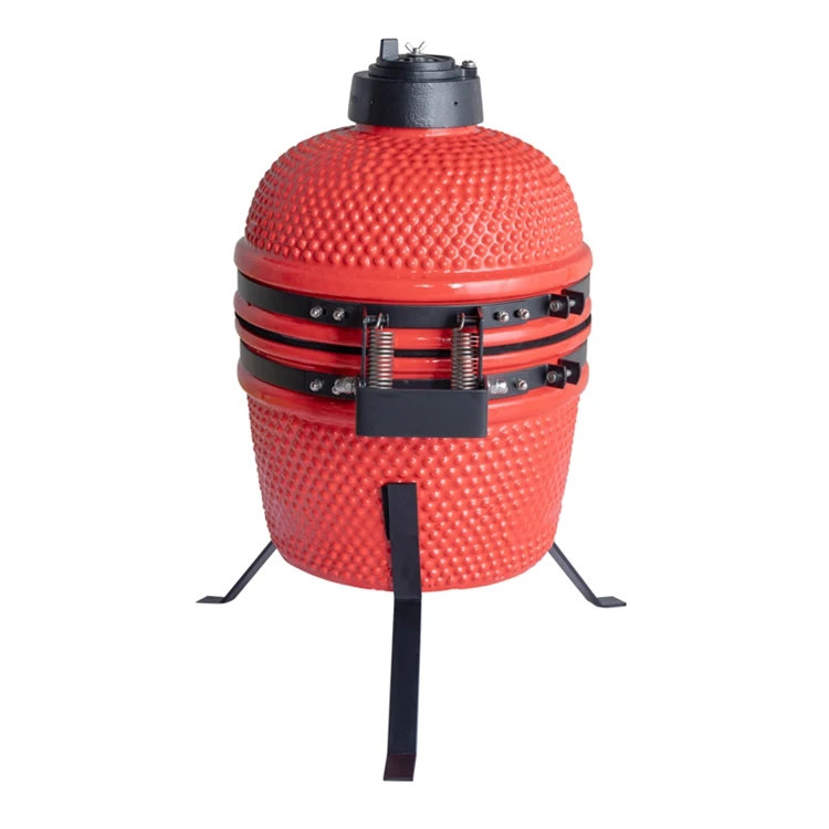 Factory Supply Egg Pellet Red Stove Wood Pellet Bbq Garden Kitchen Kamado Grill