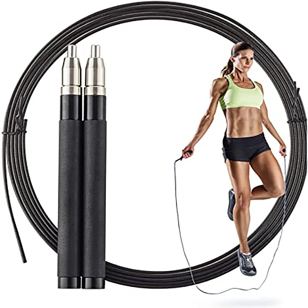
New Design Customize Pe Handle Wholesale And Bundled Ab Wheel Roller Weighted Led Jump Rope 