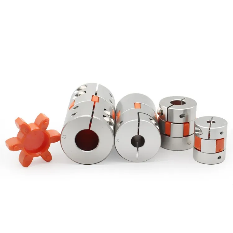 
Flexible plum clamp coupler shaft size CNC Jaw shaft coupling 6/6.35/8/10/12/14/16mm 