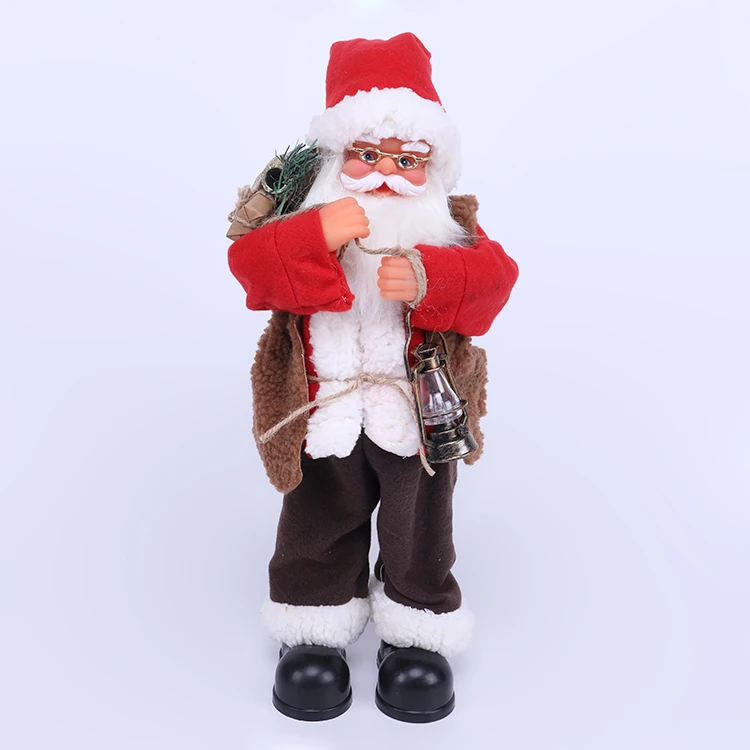 New Electric Santa Claus Toy Singing Santa Toy Christmas Decoration Supplies