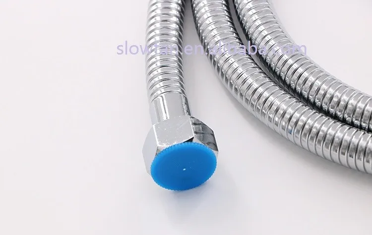 Shower hose manufacture 1.5m chrome shower hose spiral shower hose stainless steel