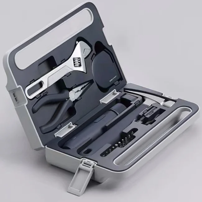 Daily household electric drill electric tool set hardware electrician carpentry special maintenance multi-functional toolbox