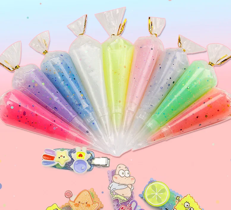 Colorful 50ml Crystal sequin cream glue phone case DIY material