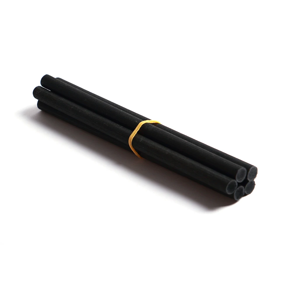 Wholesale 3mm 4mm Black White Fiber Stick Essential Oil Diffuser Fiber Sticks Reed Diffuser Rattan Sticks for Home Fragrance